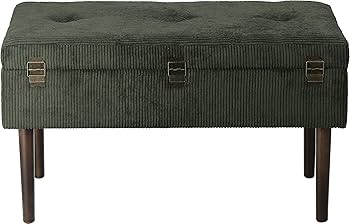 不二貿易 ベンチ トランク型 幅80cm ダークグリーン 収納 ベロア調 Amazon.co.jp: 不二貿易 ベンチ トランク型 幅80cm ダーク